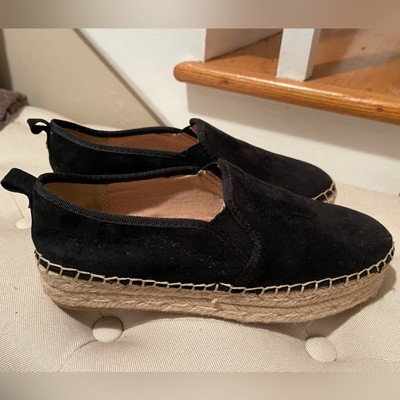 Sam Edelman Black Espadrille Slip-Ons - Picture 1 of 2